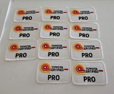 New Vintage Dealership Employee Technician Patch Toyota Lot West Covina Pasadena
