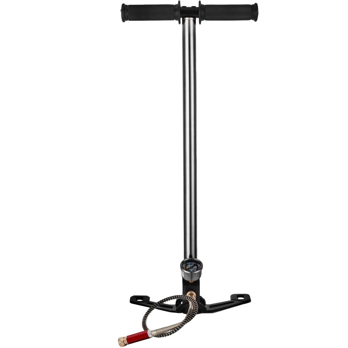 Pcp Luftgewehrpumpe Handpumpe, Hochdruck 0-6000psi Wolframstahl 3 Luftgewehr Bootsreifenball Pcp Luftgewehrpumpe Handpumpe, Hochdruck 0-6000psi Wolframstahl 3 Luftgewehr Bootsreifenball