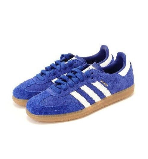 Relatie schetsen onderpand New Adidas Samba OG Shoes Athletic Casual Soccer Skate Royal Blue-White-Gum  SZS | eBay