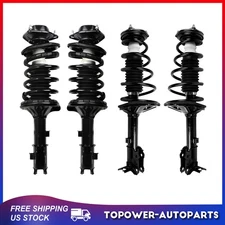 4x Front Complete Struts W/ Coil Spring & Rear Shock For Hyundai Accent 2000-05