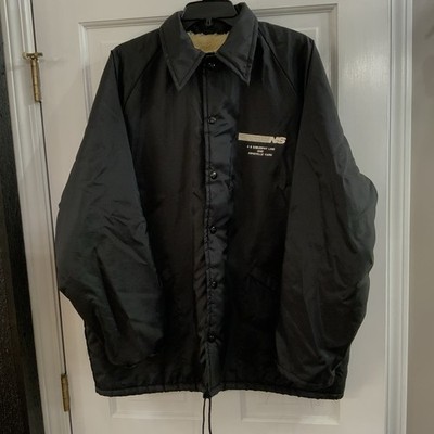 Norfolk Southern A & S Murphy Line Coat Vtg USA Made Black Large Asheville Yard