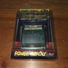 Power Replay Cheat Cartridge for Sony PlayStation 1 Clear Green Blue