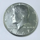 1967 50C Kennedy Half Dollar Uncirculated 40% Silver #5897