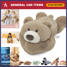 Weighted Stuffed Animal Plush Pillow for Kids Adults - Soft Bear Toy