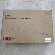 Monitores portátiles duales JSAUX FlipGo Pro 16", extensor de pantalla triple para computadora portátil 2,5K,