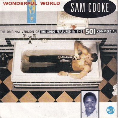 -1874- Sam Cooke - Wonderful World -7''-Single- near mint