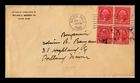 US COVER GEORGE WASHINGTON BICENTENNIAL FIRST DAY ISSUE SCOTT 707 BLOCK OF 4