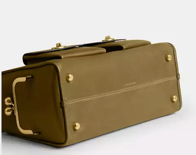Coach Official Turnlock Haversack Bag CDZ12 Brass/Muted