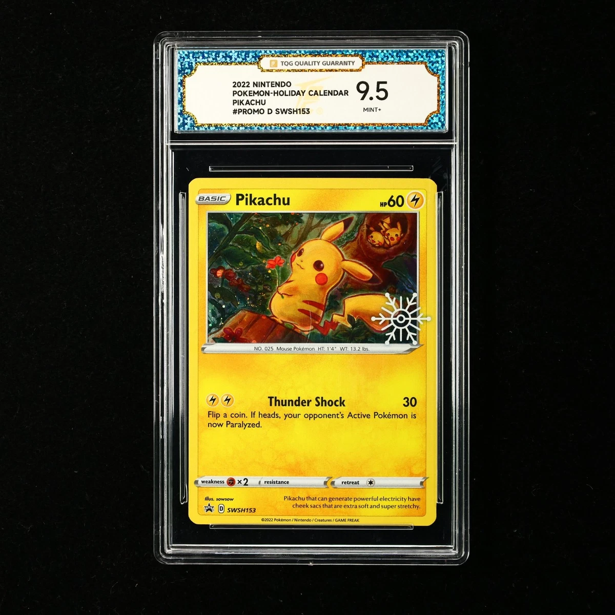 Pokémon Pikachu Grade 9.5 Pokémon TCG Individual Collectible Card