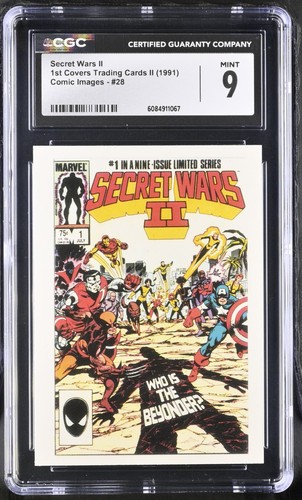 1991 Secret Wars II 1st Covers Marvel Comics Presents Card #28 CGC 9 MINT