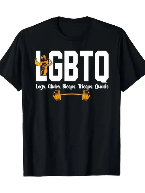 Running workout outdoor men's clothing, LGBTQ legs, hips, bi Size L & XL T-Shirt