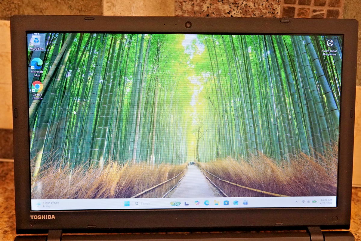 Active 25H2 WIN11 PRO Toshiba C55-C5270 i3-4005U @ 1.70GHz,8GB RAM