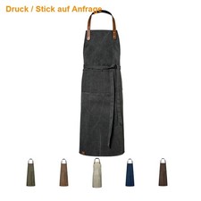 Exner Latzsch&uuml;rze Canvas Lange Sch&uuml;rze mit Tasche 75 x 100 cm