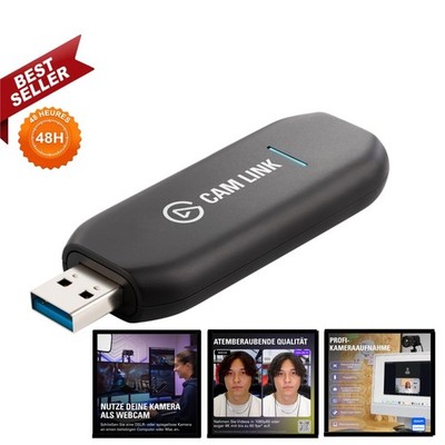 Elgato Cam Link 4K Capture Card für DSLR, Camcorder, 1080p60/4K30