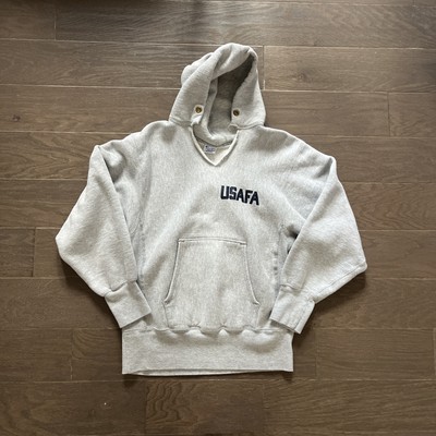 VTG 80s USAFA Military-Issued Champion Reverse Weave Warmup Hoodie 