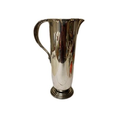 #ad #ad MODERNIST MCM SILVER PLATE TROPICAL MARTINI PITCHER INTERNATIONAL SILVER #8143 $50.00