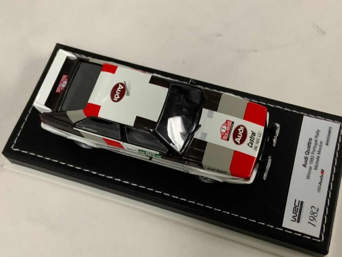 1/43 Minichamps Audi Sport Quattro 1982 rally of Portugal M.Mouton