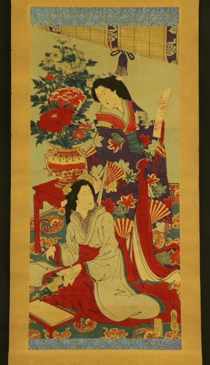 古董日本画作、画卷| eBay