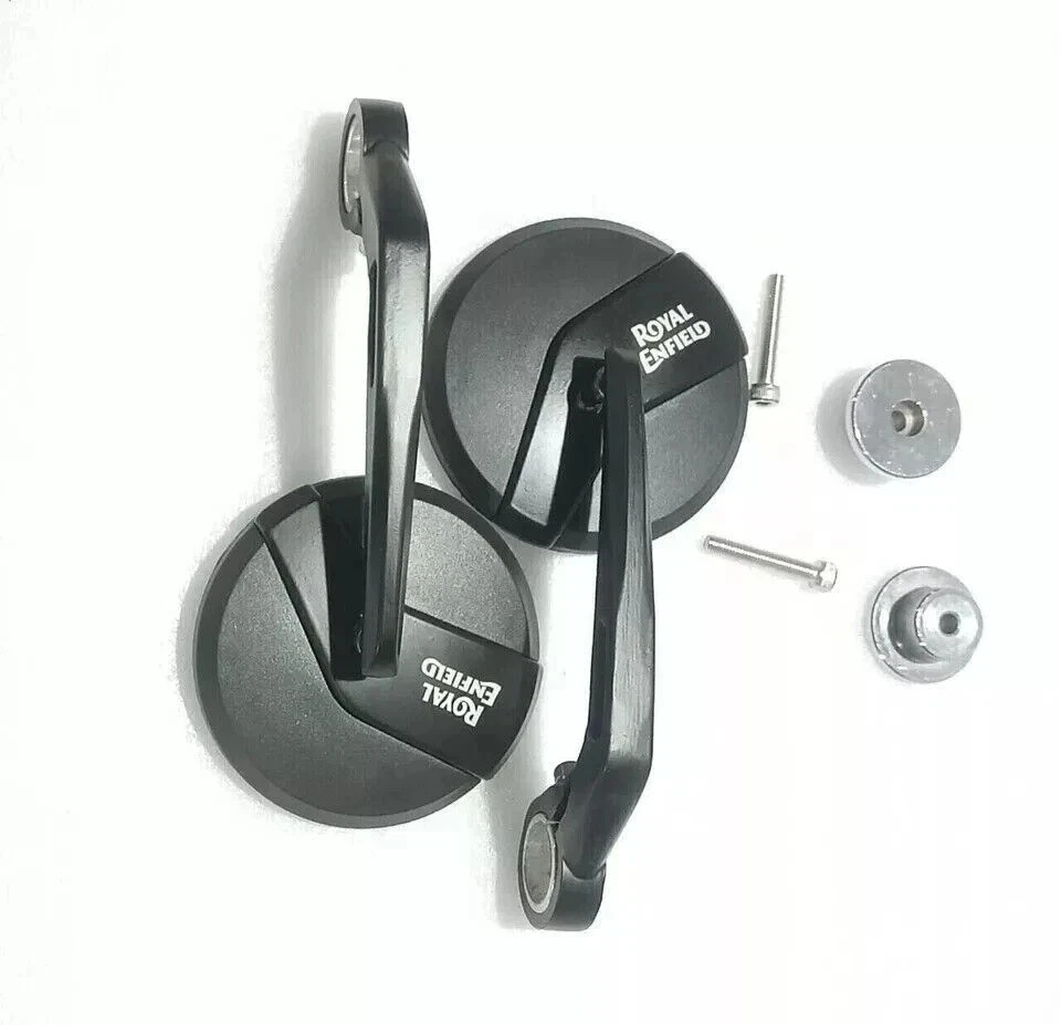 Convient au miroir d'extrémité Royal Enfield Super Meteor & Shotgun 650 bars ... - Photo 2/4