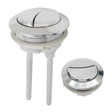 Toilet Tank Push Button 48mm Thread Diameter Dual Push Flushing Button Adjust...