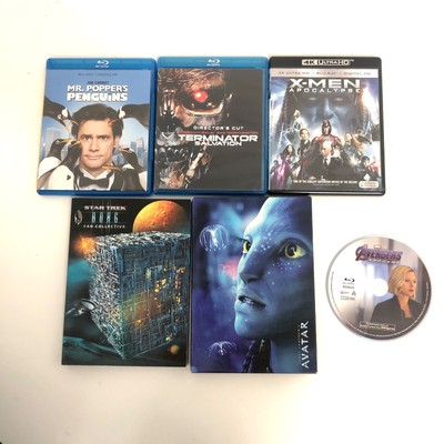 Lot of 4 DVDs - Mr. Popper's Penguins X-Men Terminator Star Trek Borg