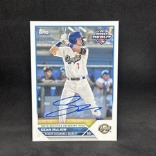 2023 Topps Pro Debut Sean McLain Prospect Auto Autograph #PD-42 Quakes