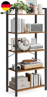 Vasagle Regal, BüCherregal, Standregal, Dvd-Regal, Mit 5 Ebenen, BüRoregal, Offe