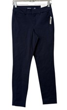 Old Navy Pants Women Sz 0 Blue High Rise Pixie Secret Smooth Pocket Stretch NWT