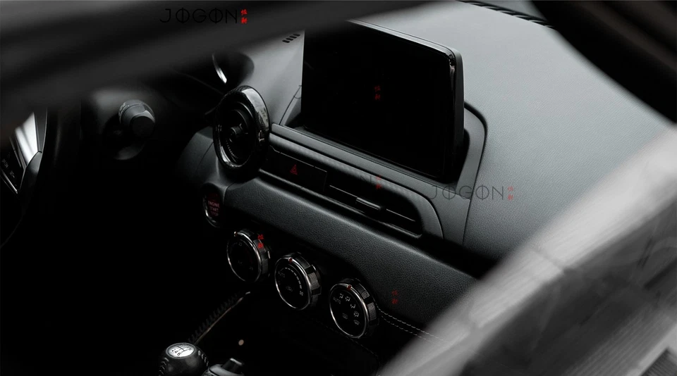 Cubierta de ventilación de CA de consola media MX5 de carbono seco para Mazda MX-5 Miata RF Grand ND 16+ Foto 3 de 4