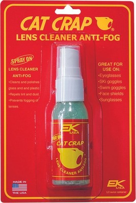 Cat Crap Anti-Fog Lens Cleaner Spray On 0.5Oz #10808P