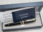 Japanese Sailor Professional Gear Realo Black 21K Fine-nib 11-3926-220