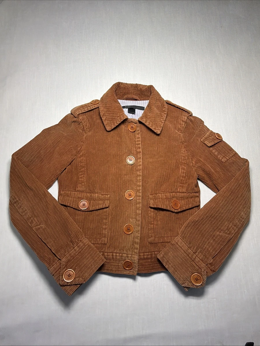 ジャケット・アウター MARC JACOBS double corduroy jacket Marc Jacobs Women's Corduroy Jacket Sz 2 Navy Peter Pan Preppy