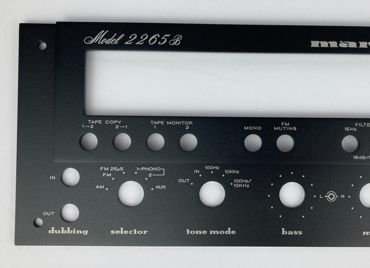 New! Marantz 2265B 2265 B Receiver Front Panel Faceplate (Face