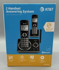 AT&T 2 Handset Wireless Phone Digital Answering System Connect DLP72212 - New