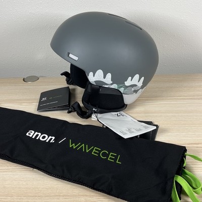 Anon Burton Windham Wavecel Youth Size L/XL 52-55 Snowboard Ski Helmet Gray NEW