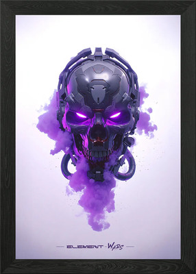 Element Wars - Shadow Logo gerahmtes Wandbild Poster Leinwanddruck Bild
