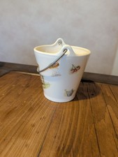 Aynsley Fine Bone China Milk Bucket - Edwardian Kitchen Garden Pattern