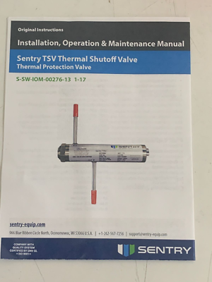 のっつ SENTRY / TSV Thermal Shut-Off Valve / 7-01137h / CSA-0C14013