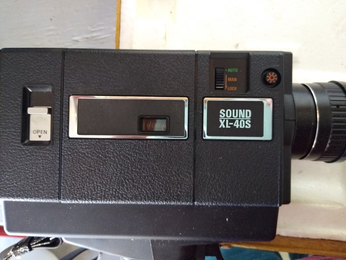 Vintage Sankyo XL-40S Video Sound Super 8 Camera with Handmade