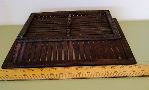 Rustic Bamboo Coffee Table Tray/Basket H - 2 3/4 in L - 16 in W - 12 in - Picture 11 of 16