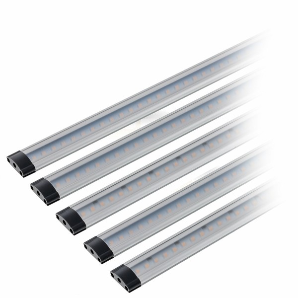 Led Lichtleiste Warmweiss, 5Er Set Led Leiste Dimmbar 30Cm Unterbauleuchte Sebso-image