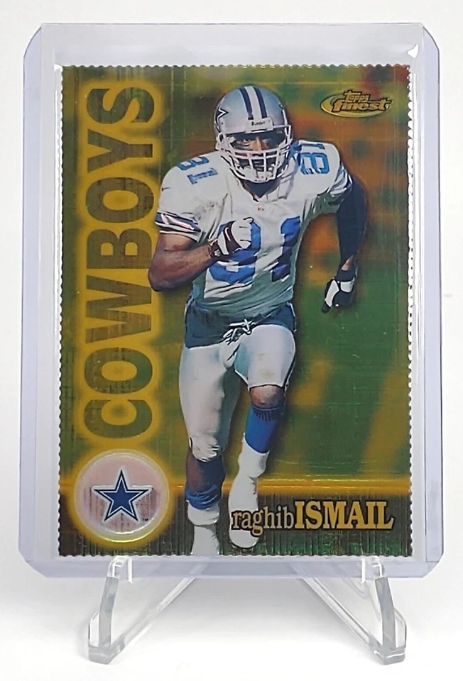 2000 Topps Finest Rocket Ismail Gold Refractor Die-Cut #49 /300 Cowboys SSP - Image 4 of 4