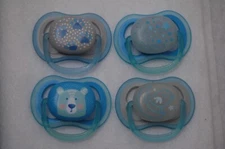 Magnetic Pacifier For Reborn Doll - Blues