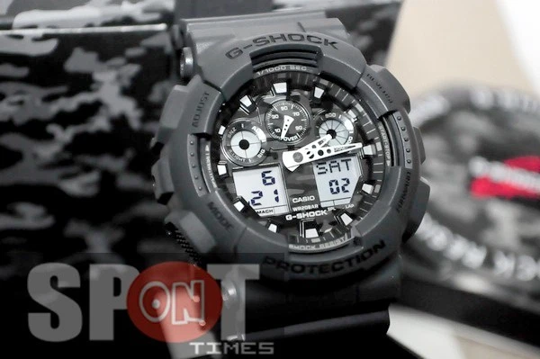 Casio G Shock Camouflage Men s Watch GA 100CF 8A eBay