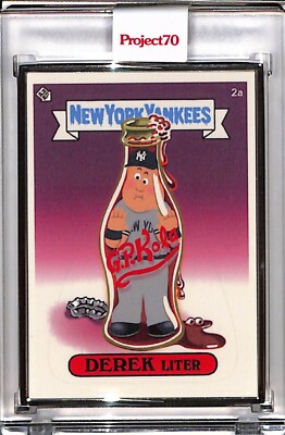 2021 TOPPS PROJECT 70 #737 DEREK JETER BY KEITH SHORE P70 AP
