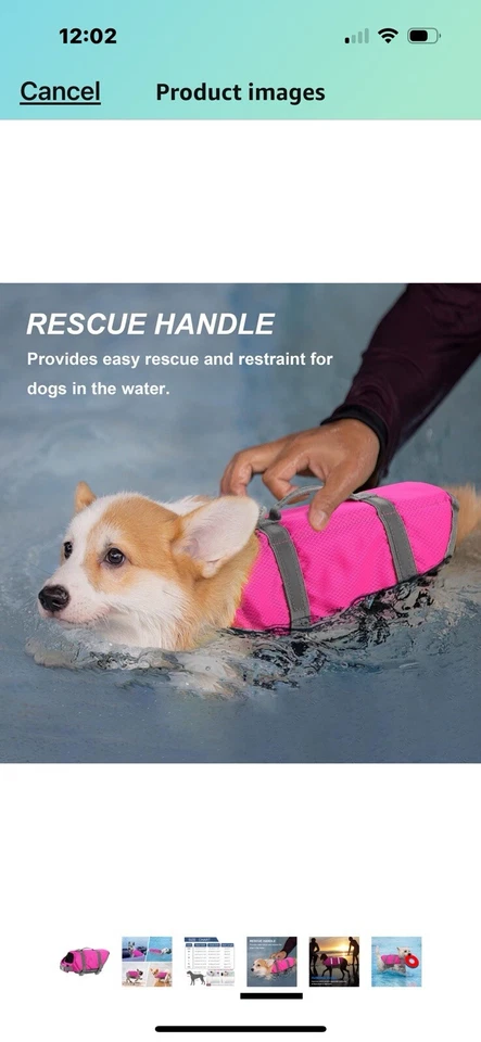 Dogcheer Dog Life Jacket XL - Image 2 of 3