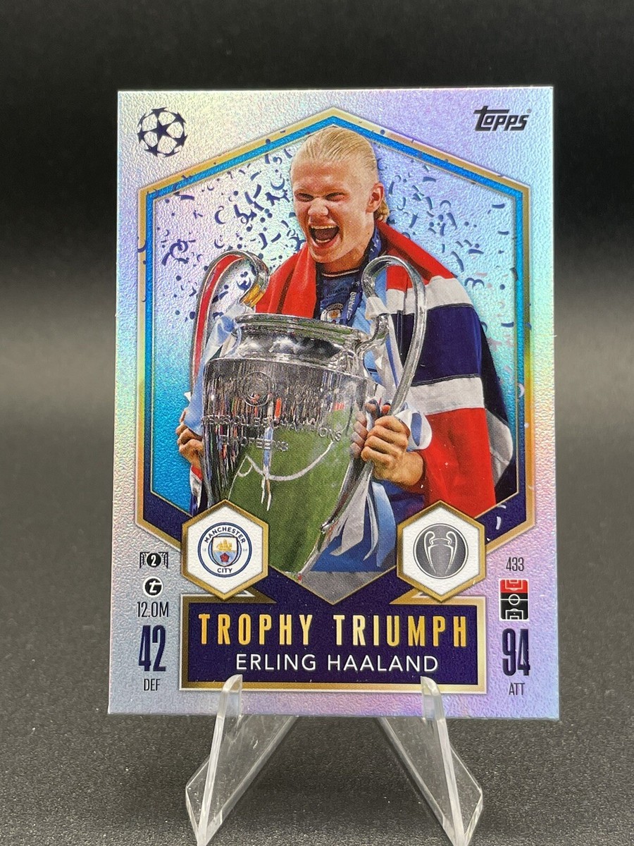 Trophy Triumph Erling Haaland Match Attax 2024/2025 Manchester