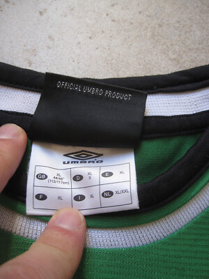 Maillot de foot rétro Umbro équipe d'Irlande Eircom coupe du monde