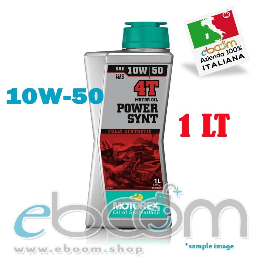 MOTOREX Olio Motore Moto 10W50 Power Synt Full Synthetic 4T 1 LT