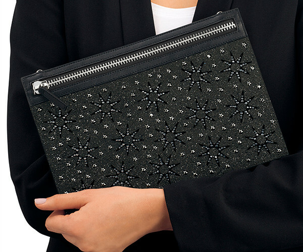 スワロフスキー Swarovski Firework バッグ 5240635 Swarovski Black Crystals FIREWORK BAG Evening Party Bag Stainless